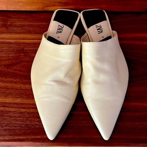 Zara Pointed Mule, Size 38/ 7.5